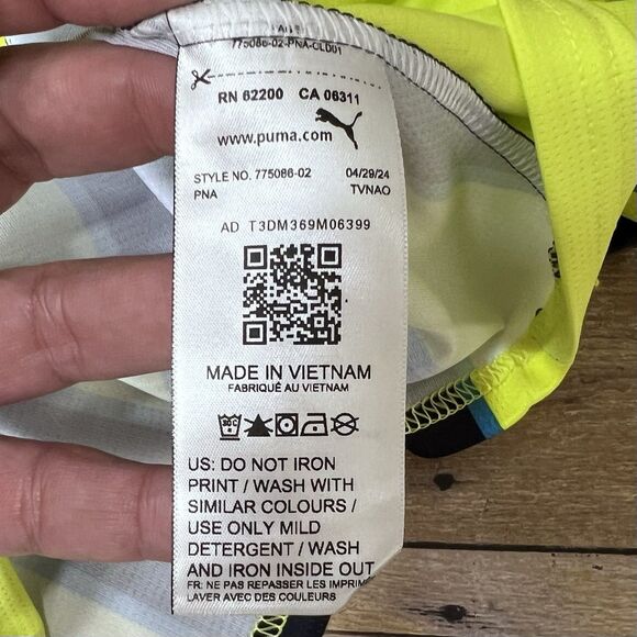 Manchester City Size XXL 24’ 25’ Away kit Jersey Blue and Yellow Puma New - Picture 9 of 15